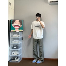 短袖POLO衫男士夏季新款潮牌撞色翻领T恤韩版修身痞帅半截袖上衣，男装T恤，星座506A