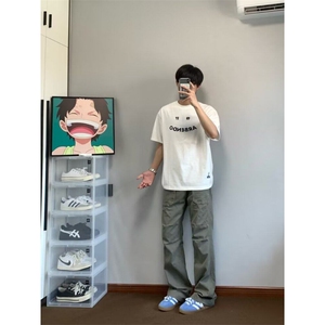 短袖POLO衫男士夏季新款潮牌撞色翻领T恤韩版修身痞帅半截袖上衣图片