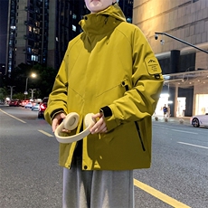 三合一情侣冲锋衣男石墨烯内里户外三防摇粒绒冲锋夹克-P128，男装夹克，电商B306