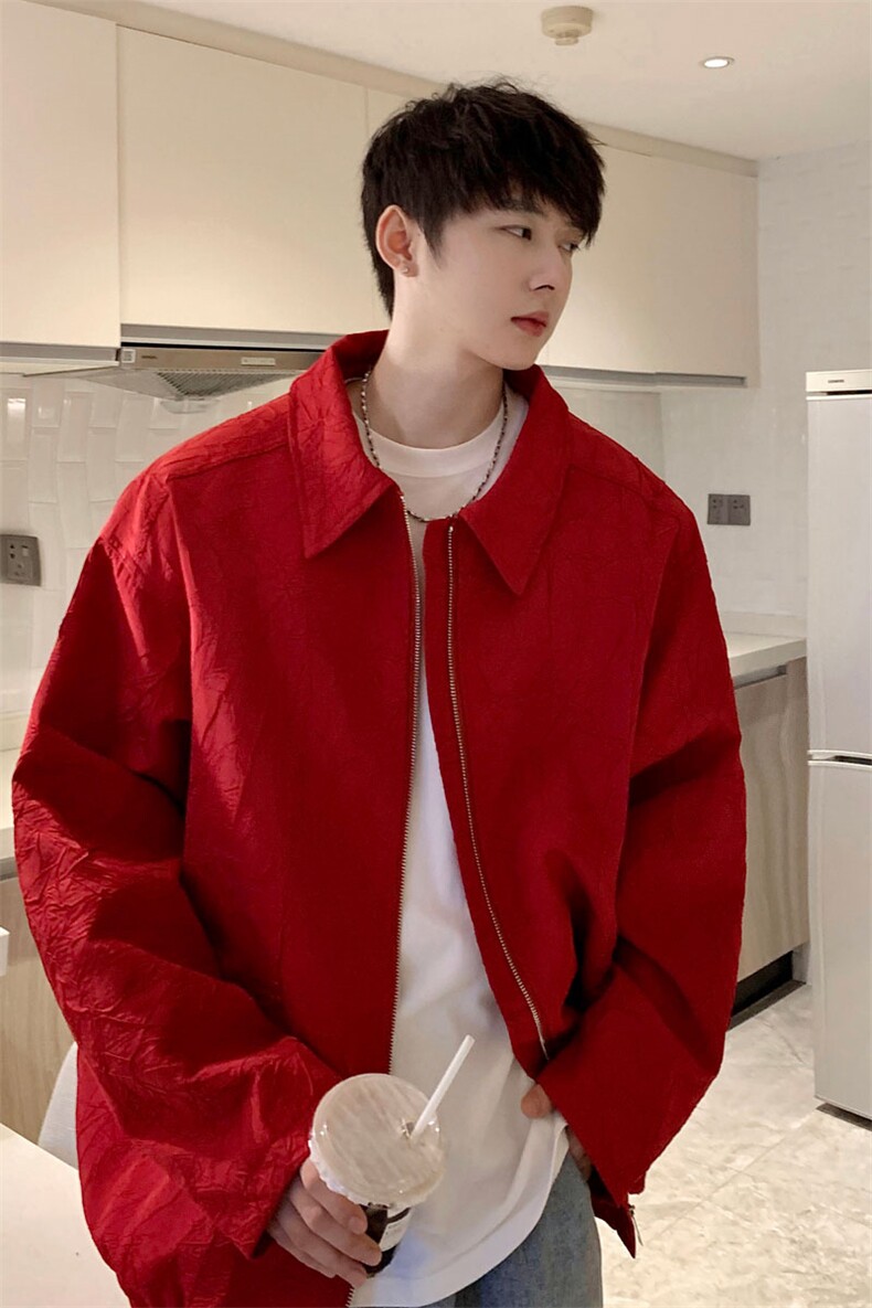 1港风大码M-5XL情侣百搭夹克外套男：聚酯纤维JK8742P75控108,男装夹克,星座226-2