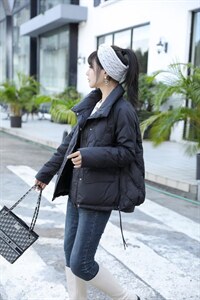 休闲羽绒服短款图片