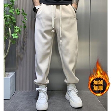 非品牌常规束脚休闲裤宽松型潮流卫裤时尚百搭春款男裤长裤中弹，男装休闲裤，星座506A