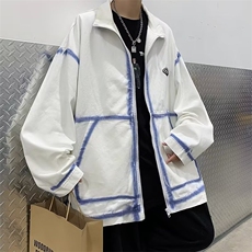 美式外套男春秋设计感夹克秋季新款青少年休闲帅气上衣JW07-P48，男装夹克，星座1008