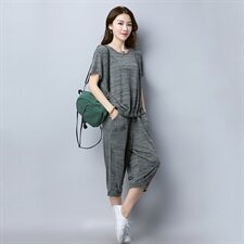 修身显瘦优雅韩版时尚气质裤子2021年夏季甜美简约，女装裤子，叶笙衣