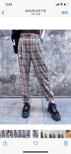 秋季皮带格子裤，其它，DCXY 超越