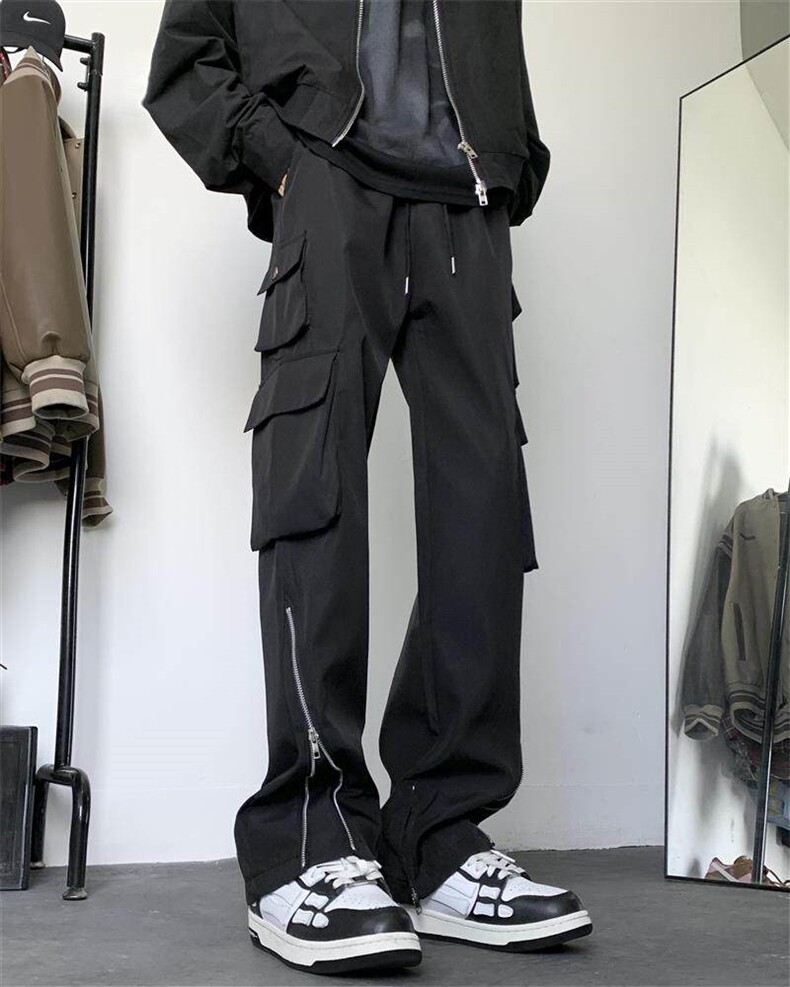 工装百搭休闲裤男高街潮流户外防水冲锋裤长裤子G5003/P55,男装休闲裤,电商D202-1