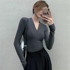 钻石领打底衫～，其它，柒外