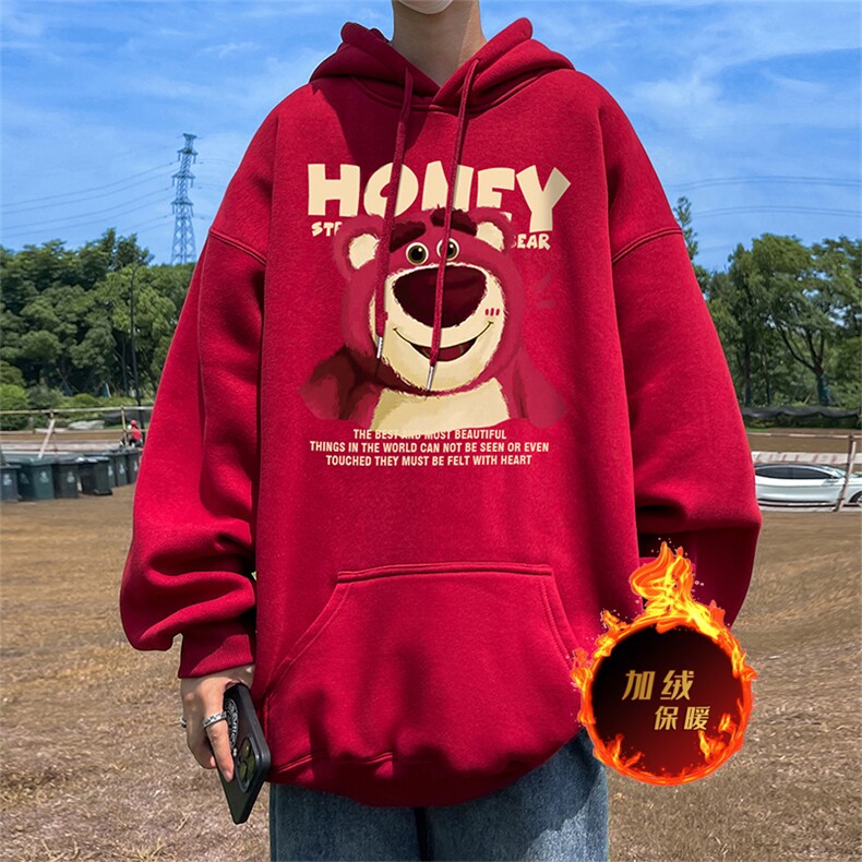 500克重磅秋冬美式加绒加厚卫衣外套DL155常规特P35绒特P40,男装卫衣,电商A486