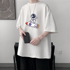 DX17158-P20纯棉短袖t恤男大码半袖打底衫宽松体恤衫大皂风，男装T恤，电商A040