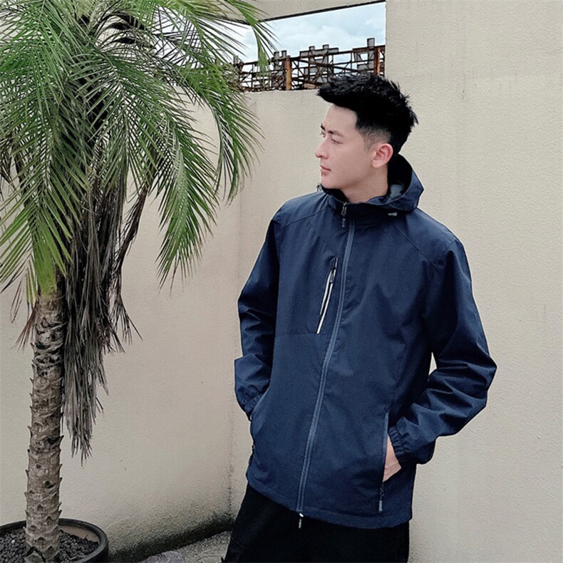 2025春季新款休闲百搭冲锋衣男女同款,男装夹克,德尔信羊绒