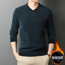 G-YH019v领加厚针织衫保暖毛衣加绒男士冬季打底P59,男装针织衫/毛衣,电商B360