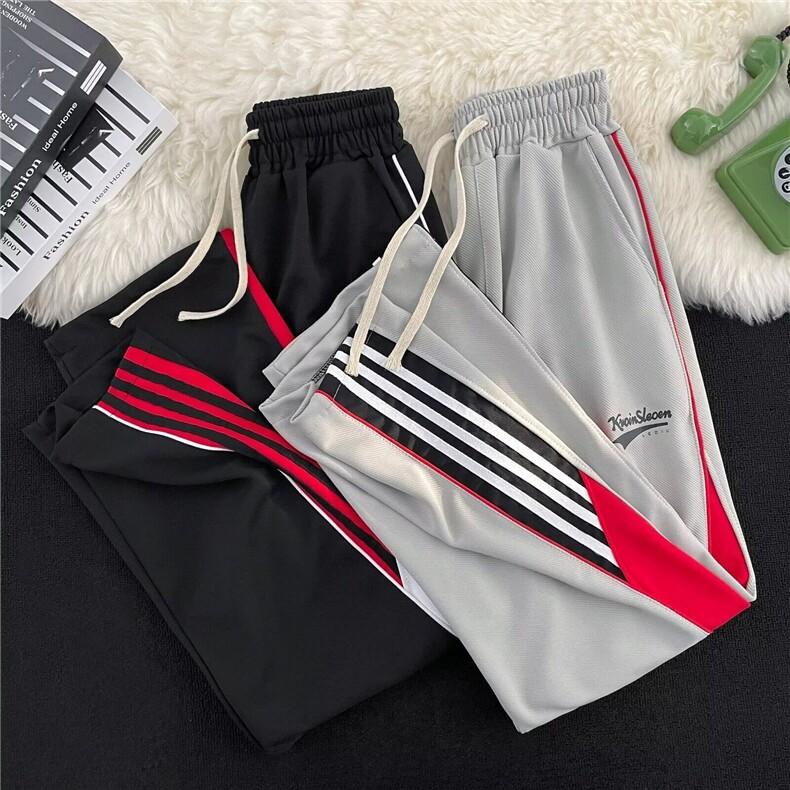 DAK01-P40春秋新款卫裤男宽松直筒运动裤美式重磅百搭阔腿休闲裤,男装休闲裤,星座603-2