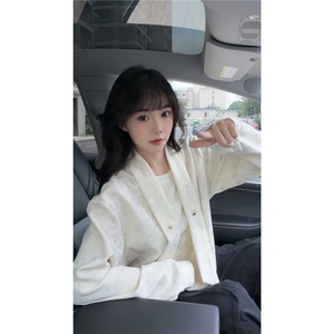 学院风自带领带cleanfit长袖卫衣扎染纯色上衣常规P49加绒P59,微胖女生短裙搭配上衣图片