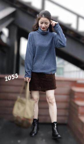 现货,女装,纯色回音