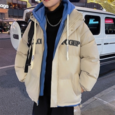 2023男冬季新款保暖棉衣假两件宽松加厚大码外套MY6613P90控138，男装棉衣，电商A086