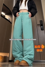 冬季女裤直筒防寒保暖棉裤加厚大码休闲裤男K24156J加棉特P40控78，男装棉衣，电商A001-1