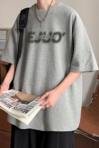 华夫格！港风华夫格短袖T恤男士半袖男五分袖体恤衫男HT120-P25图片
