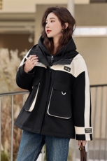 白鸭绒内胆两件套现货主推！2024冬羽绒派克服防风冲锋衣，女装羽绒服，韩蜜菓