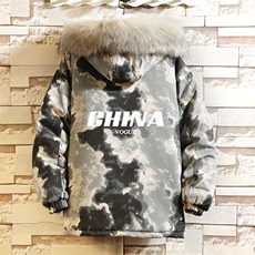 MC49001-P135日系潮棉衣男大码派克服男工装棉服外套棉袄砖墙，男装棉衣，电商A040A