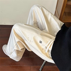 美式休闲裤男女春秋新款港风cec潮流宽松工装阔腿裤子男k7127-p40，男装休闲裤，星座1008