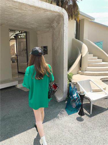 【现货】夏季新品，爱心刺绣Ｔ，女装，F/TU