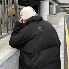 冬季假两件双门襟印花贴标白鸭绒羽绒服Y5804-p190【特价】，男装羽绒服，电商A007