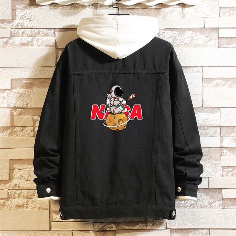 牛仔夹克男大码牛仔外套男茄克NJ77289-P60,男装工装外套,电商A040A