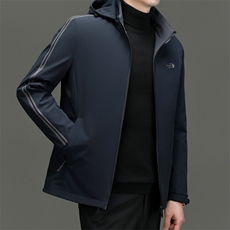 DF82611钱塘2020-2冬季时尚厚款百搭休闲中年男士羽绒服P180，男装羽绒服，钱塘207-2