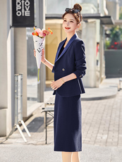 气质女神范西装套装裙女2025春秋新款高级感韩版小西服职业两件套，商品下架区，然然