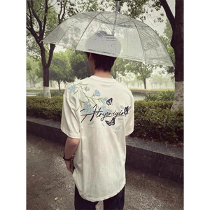 贴布刺绣不刺身纯棉短袖ZX0286-P35图片