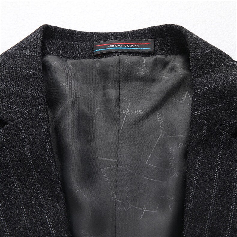 GDN221四季款新款男士西服礼服西装修身商务休闲男装条纹西服套装,男装西服套装,电商B360