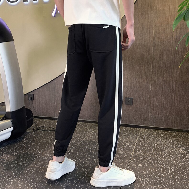 B340-K6510织带休闲裤男春季薄款男士裤子运动裤男P58控价78,男装休闲裤,电商B340