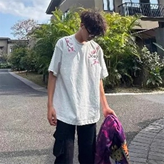 万针全刺绣工艺抖音得物高品质260克重磅纯棉双纱美式高街短袖T恤，男装T恤，电商A486-1
