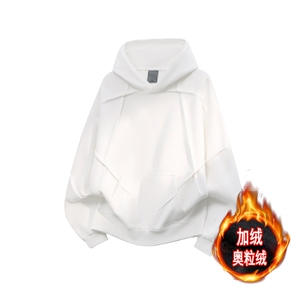 卫衣重磅无帽绳500克连帽硬挺加绒奥粒绒外套男 RH5308JR-P62图片