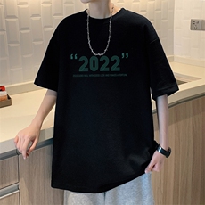 ！2023夏季男士华夫格短袖T恤潮流情侣半袖TXH211P25，男装T恤，电商B220