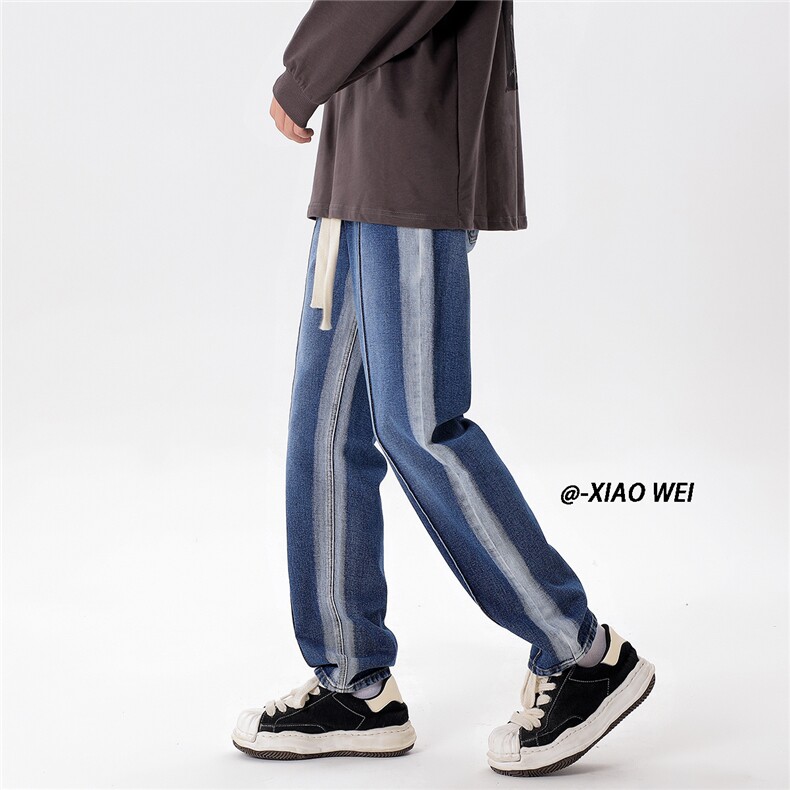 春夏牛仔裤男修身加厚D329-QM550-P55-控78图片