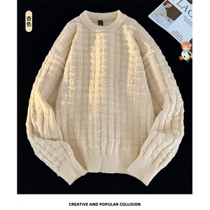 MM253-P40新款潮牌麻花帅气圆领毛衣针织打底衫,女装针织衫/毛衣,星座617A-2