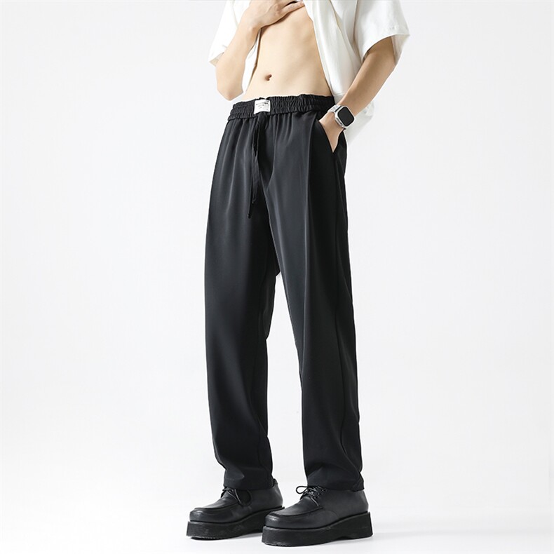 直播原版品质仓库现货夏季冰丝裤休闲裤西裤K62特批35,男装西裤,星座617B