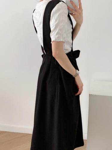 气质显瘦背带裙，女装，FMV