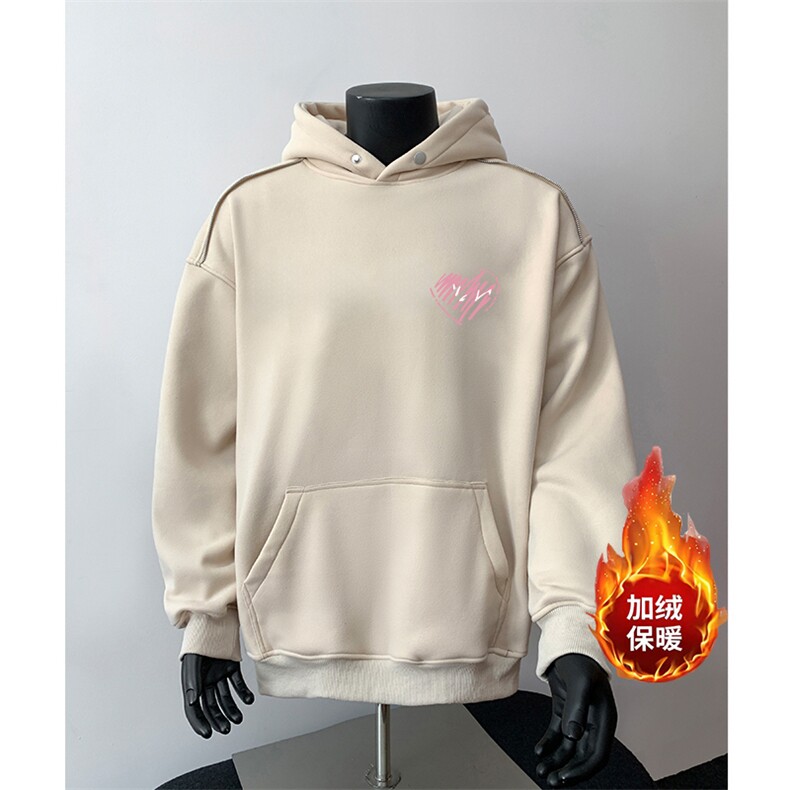 360克重磅图拉链华棉连帽卫衣【有货】C403A-WY25160LLJR-P85,男装卫衣,电商C403A