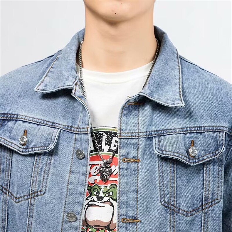 1506A/GY80450/P44百搭网红小外套刺绣翻领男夹克,男装夹克,星座1506A