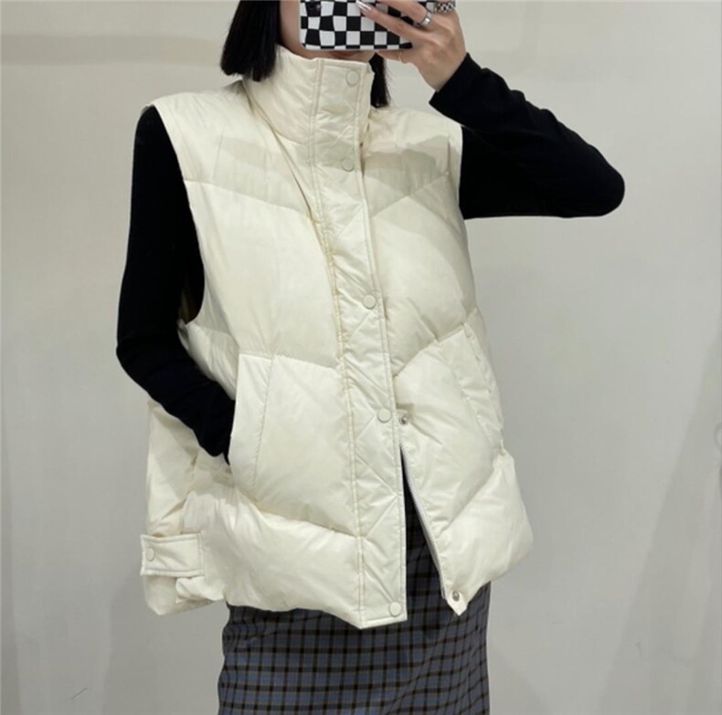 羽绒马甲，女装马甲，M&G