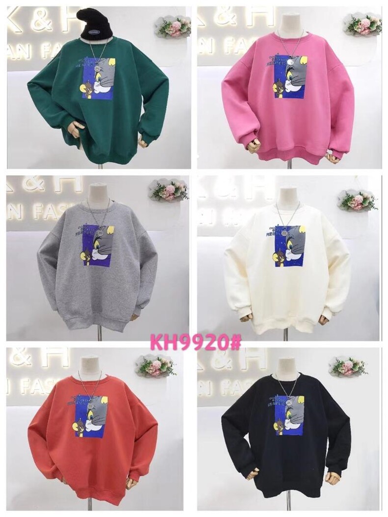 大版加绒加厚卫衣，女装卫衣/绒衫，IEC