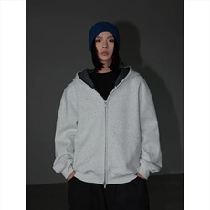 A99-特P55网图白白不拜拜同款连帽拼色拉链外套男女开衫卫衣，女装短外套，电商B369（原A024）