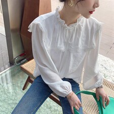 春款蕾丝衬衣，任何一个小细节我们都会做到位，其它，秀薇拉