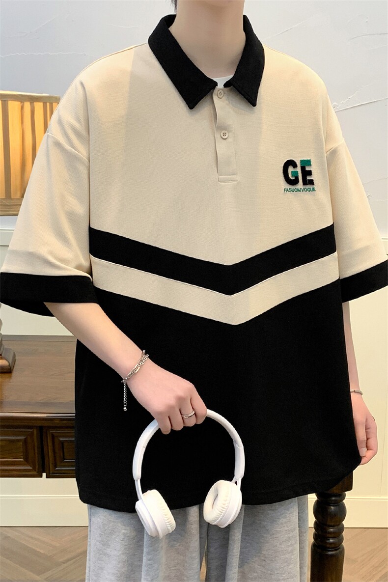 夏上新青少年休闲运动半袖T恤印花翻领Polo衫男女628-P40控价68,男装Polo衫,电商A441-1