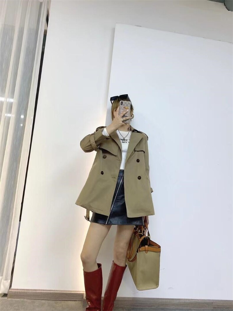 现货新款风衣，女装风衣，艾涵o