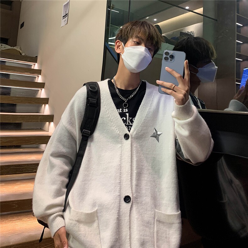 港风名宿秋款四条杠开衫V领毛衣M353P65控88,男装针织衫/毛衣,电商A247
