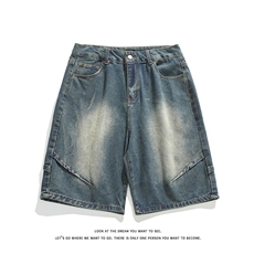 夏新百搭美式休闲大码潮流牛仔短裤子男K8472-P32【特价】，男装牛仔裤，电商A007-1