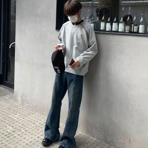 拉链卫衣男秋季新款美式街头重磅宽松情侣款外套潮牌痞帅运动上衣图片
